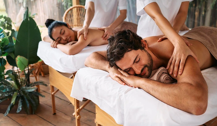 Romantic massages for two