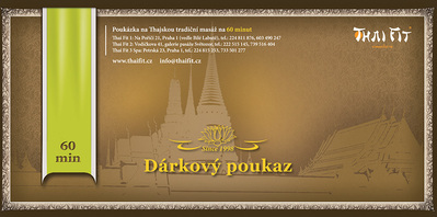 Bon cadeau massage de Prague - 60 min.